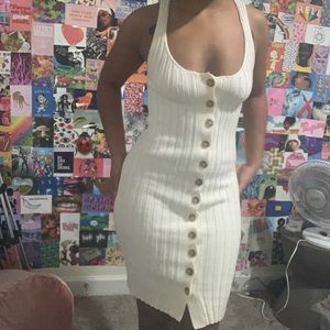 Button down Sweater Dress